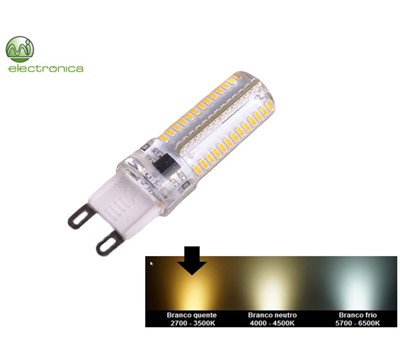 LAMPADA LED G9  6W 3014SMD 350LM WARM WHITE